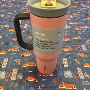 Owala 40oz Insulated Tumbler with Handle – Pink Skies (Color Block)
